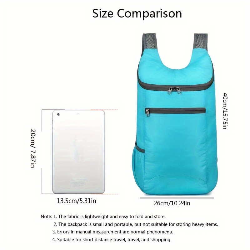 Lightweight Waterproof Nylon Men Women Sport Outdoor Backpack