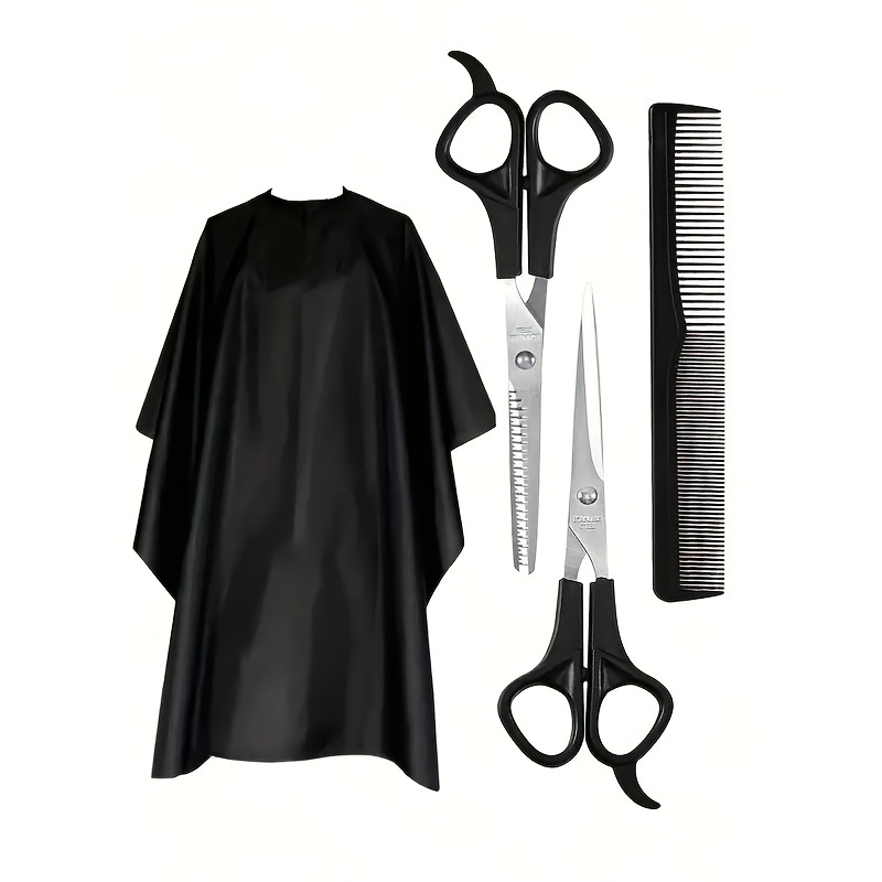 

4pcs Hairdressing Tool Set: , Thinning Shears & ,