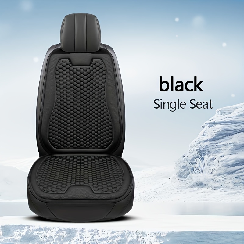 E-shop 1 Stück 3D Auto Sitzkissen mit Erhöhung, und Atmungsaktiv für alle Jahreszeiten, Einfaches und Belüftetes Design für einen Einzelplatz, Hält Sie