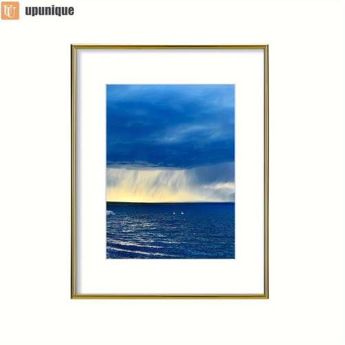 Artikelbild wandmontierter bilderrahmen, , in gold und schwarz, größe 16x20 zoll, für desktop-kunstdekoration, ideal für geburtstagsfeiern, kompatibel mit leinwandkunst oder poster, für zuhause, wohnzimmer oder bürodekoration