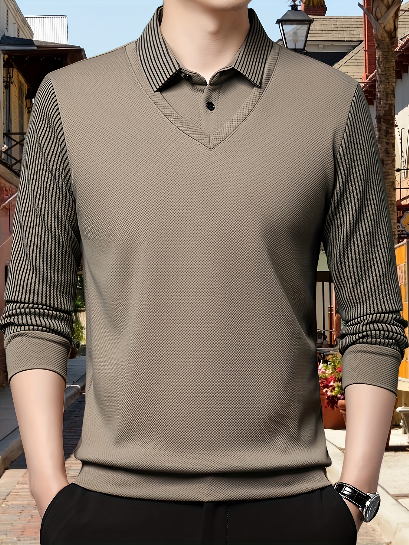 Serape Baja Print Men's Golf Shirts