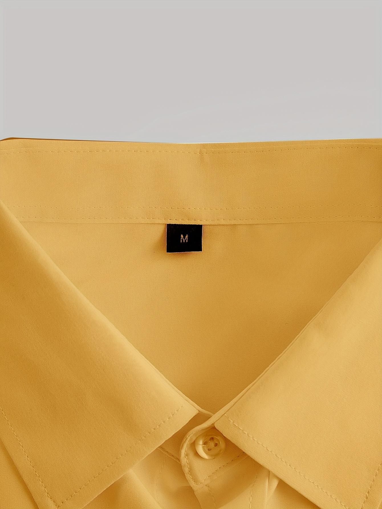 mens mustard color dress shirt