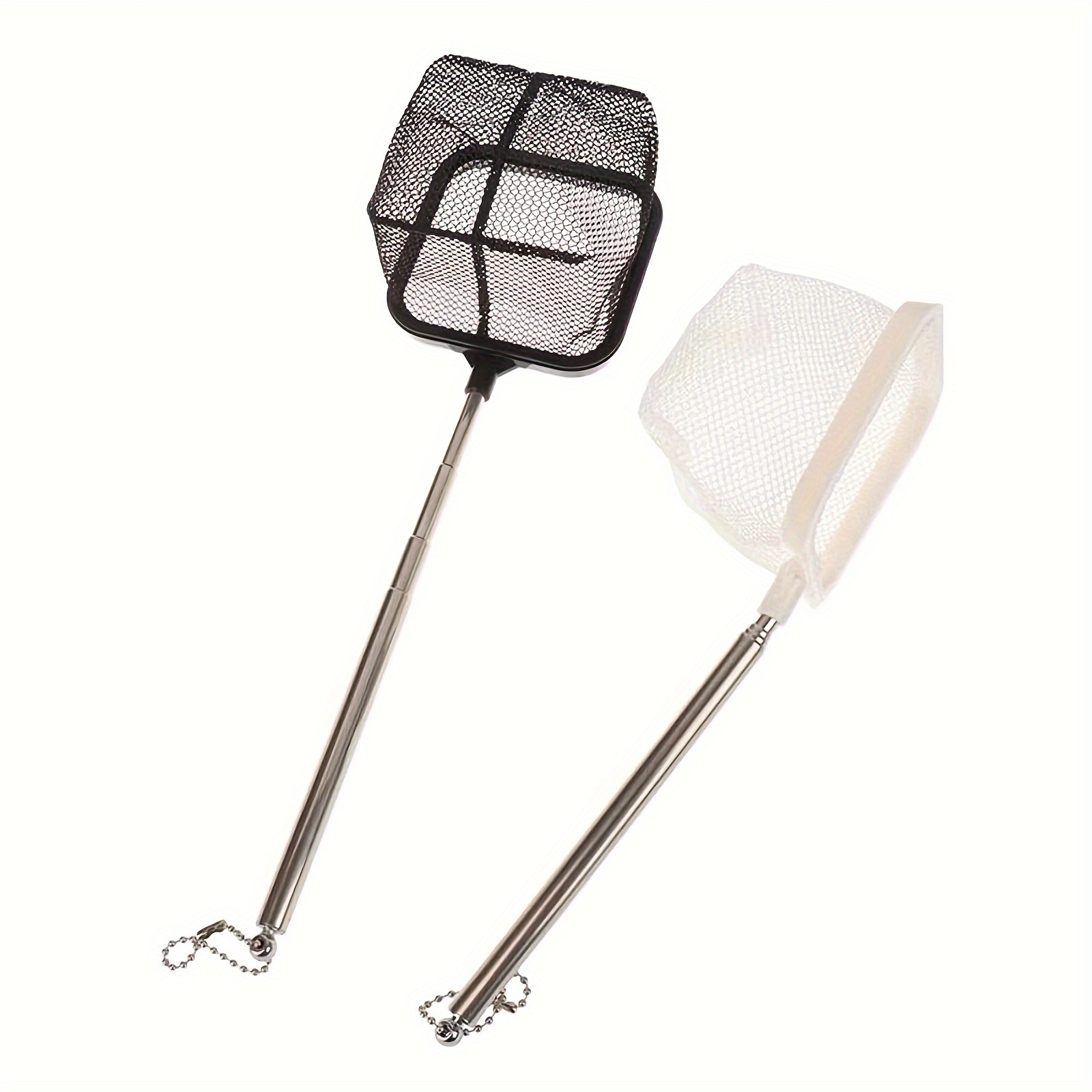 Stainless Steel Aquarium Fish Net Square Adjustable Telescopic