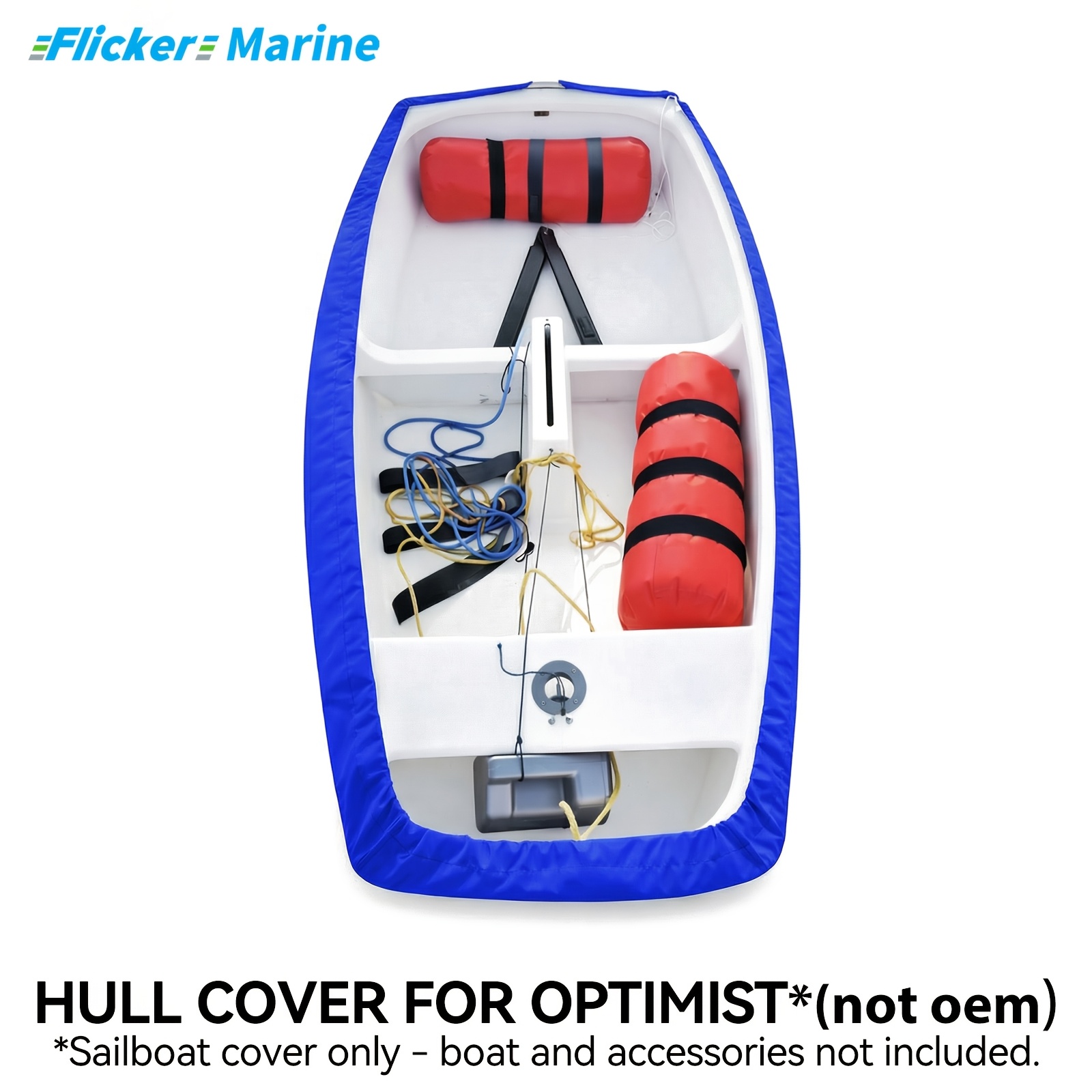 Heavy Duty Hull Cover for Optimist Dinghy, UV Resistant