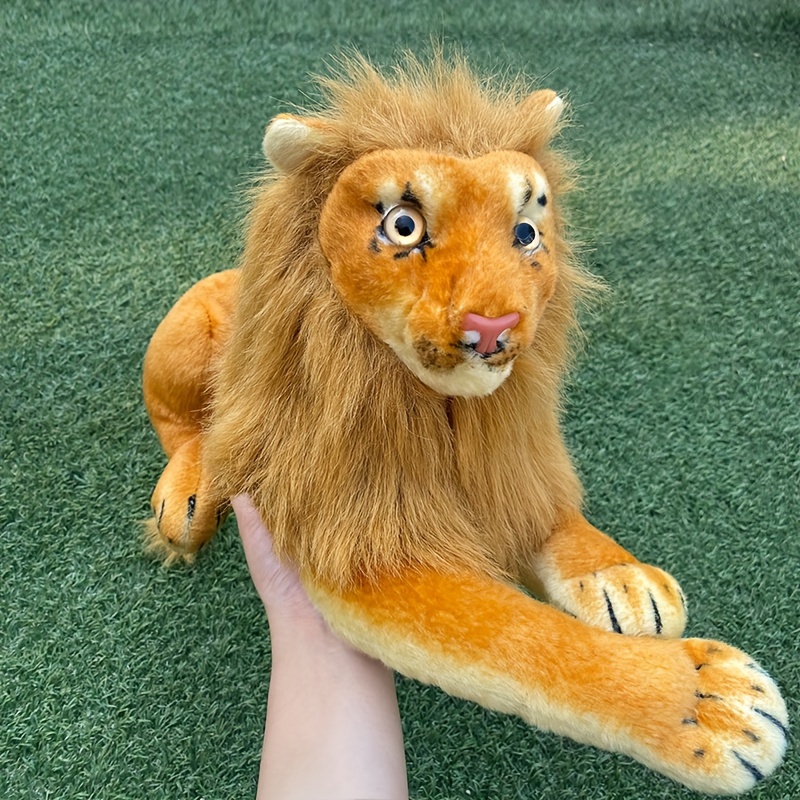 Realistic lion stuffed animal online