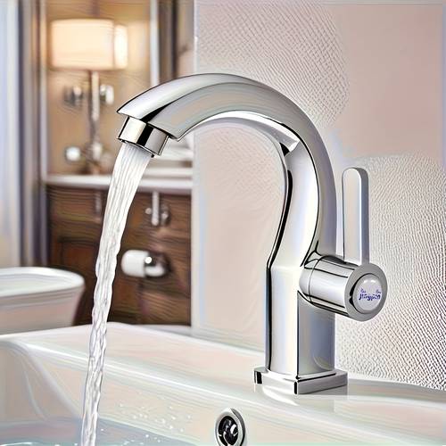 single hole bathroom sink faucet modern chrome with single cold for hotel residential bathroom vanity leak proof plumbing contemporary style durable construction side spray hotel renovation