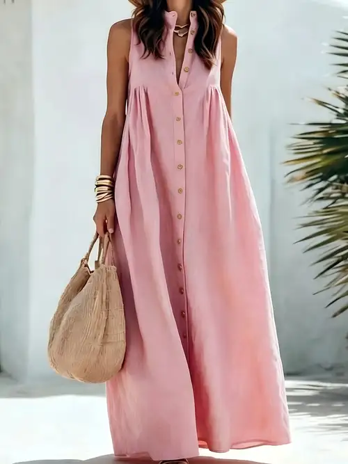 temu pink dresses Sweet And Stylish European And * Dress with a Bow Belt, Puff Skirt * Spaghetti Straps, And a Sheer Back