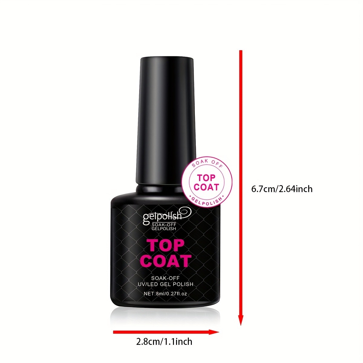 Image of Gel , Glossy Gel Nail Polish Without Wiping, Glossy Long-lasting Clear For Acrylic Nails. Requires A /led Lamp For Home Use, Ideal For A Diy Gift And A Summer Nail Salon