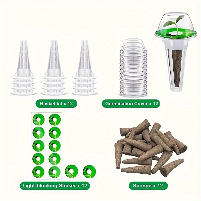 Image of 48 Seed Cultivation Kit, Indoor Hydroponic System For Harvesting, Can Plant Any Plant, Integrated With Gardening Supplies, Easy And High- Electronic Friendly Cultivation