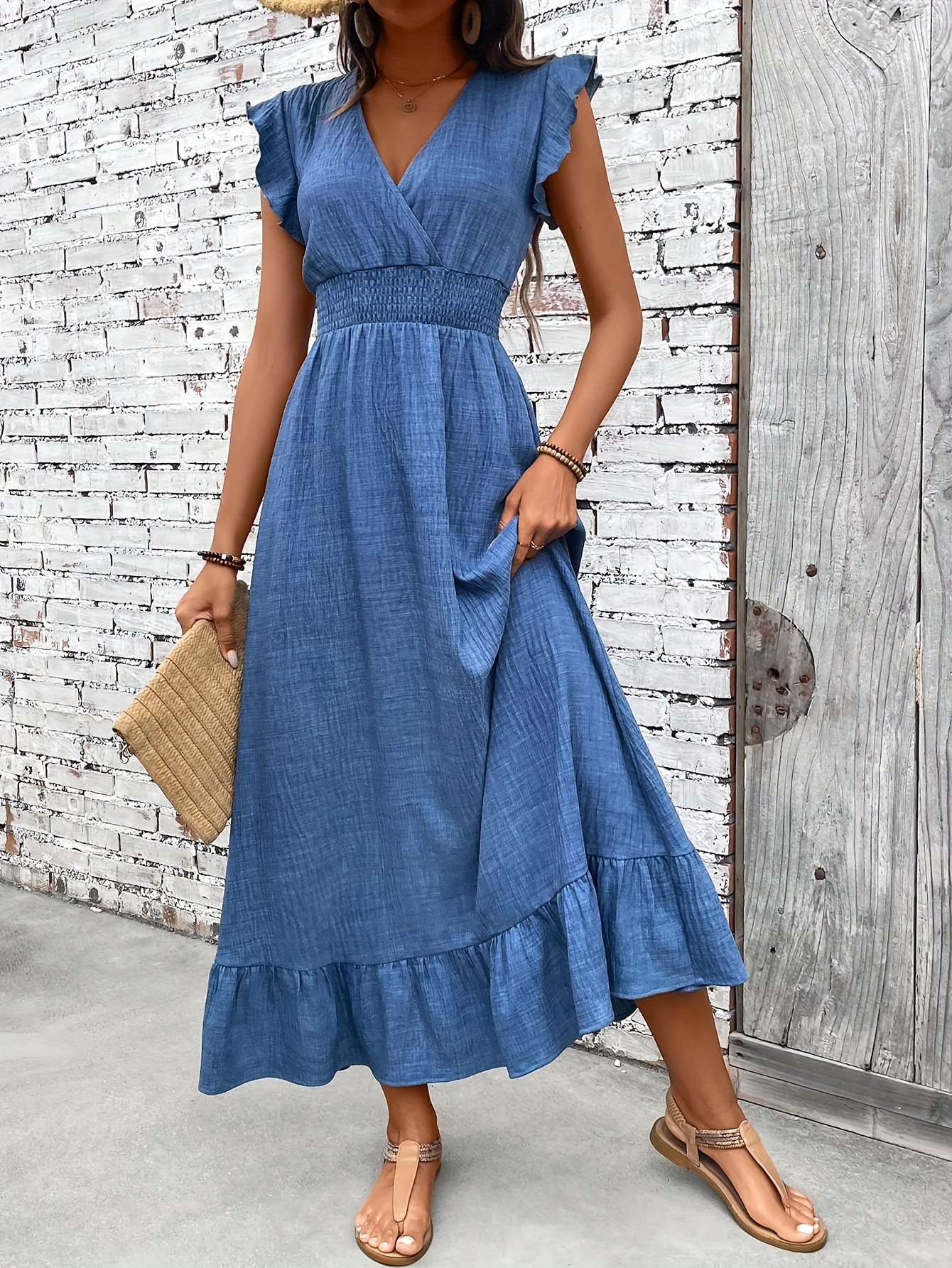 empire waist dress sold on Temu United States