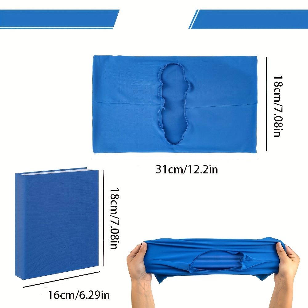 E-shop Neuer Stretch-Buchumschlag für 6"X9" Hardcover-Lehrbücher, wiederverwendbar, elastisch, langlebig, (Stift nicht enthalten)