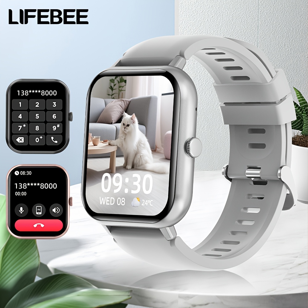 Image of Lifebee 2024 New Smartwatch For Men And Women Gift, 1.83 Inch Full Screen Smartwatch With Answer/make Calls For Phone, Smar With 100+ Exercise , Pedometer, Distance