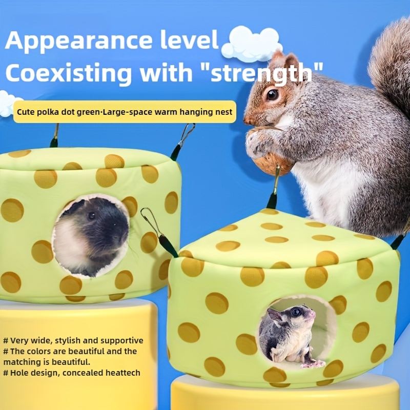 Comfortable Cabin for Candy Flying Squirrels and Hamsters