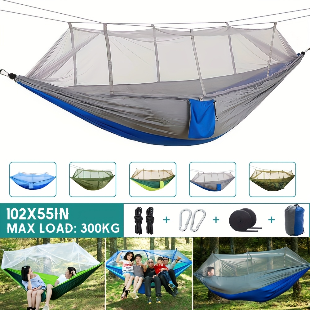 

Lightweight Outdoor Camping With Built-in Mosquito Net - Nylon, Includes Storage Pouch & Accessories, Ideal For Hiking And , |functional Design| Straps, Camping Accessories