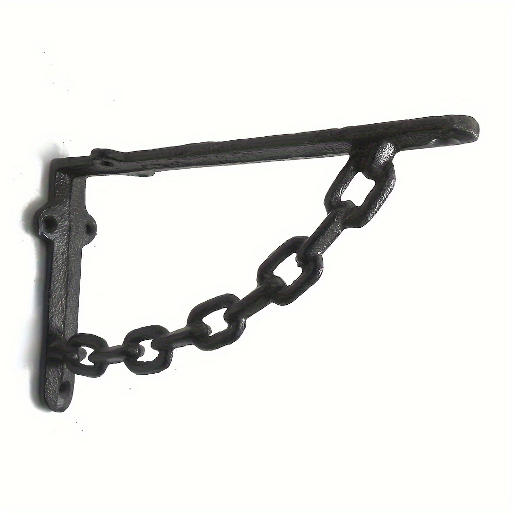 

Floating Shelf Bracket – Wall Hanging Chain Angle Bracket For Storage – To Multiple Room Types