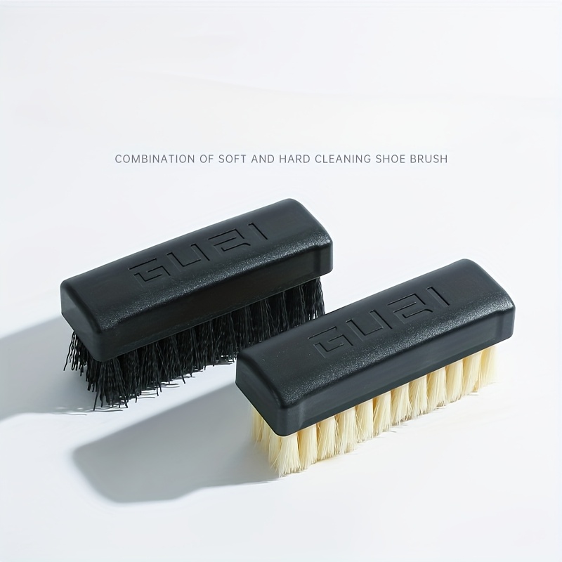 

A Set Of Double-effect Plastic Shoe Brushes - And Strong Black , Effective Cleaning, Multi-functional Tool, Suitable For Home Use