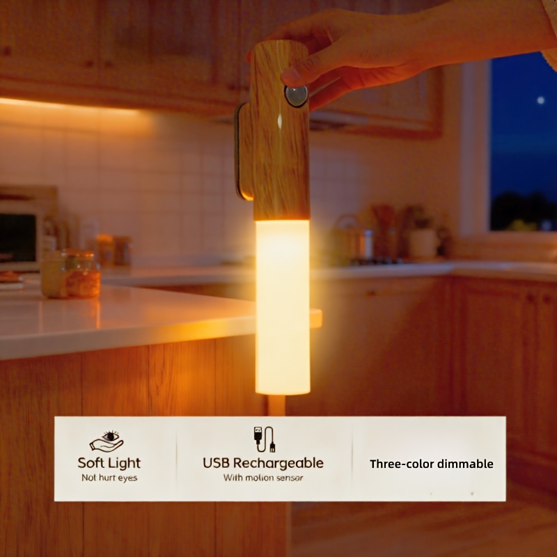 2pcs Motion Sensor USB Charging LED Bedside Ambient Lights
