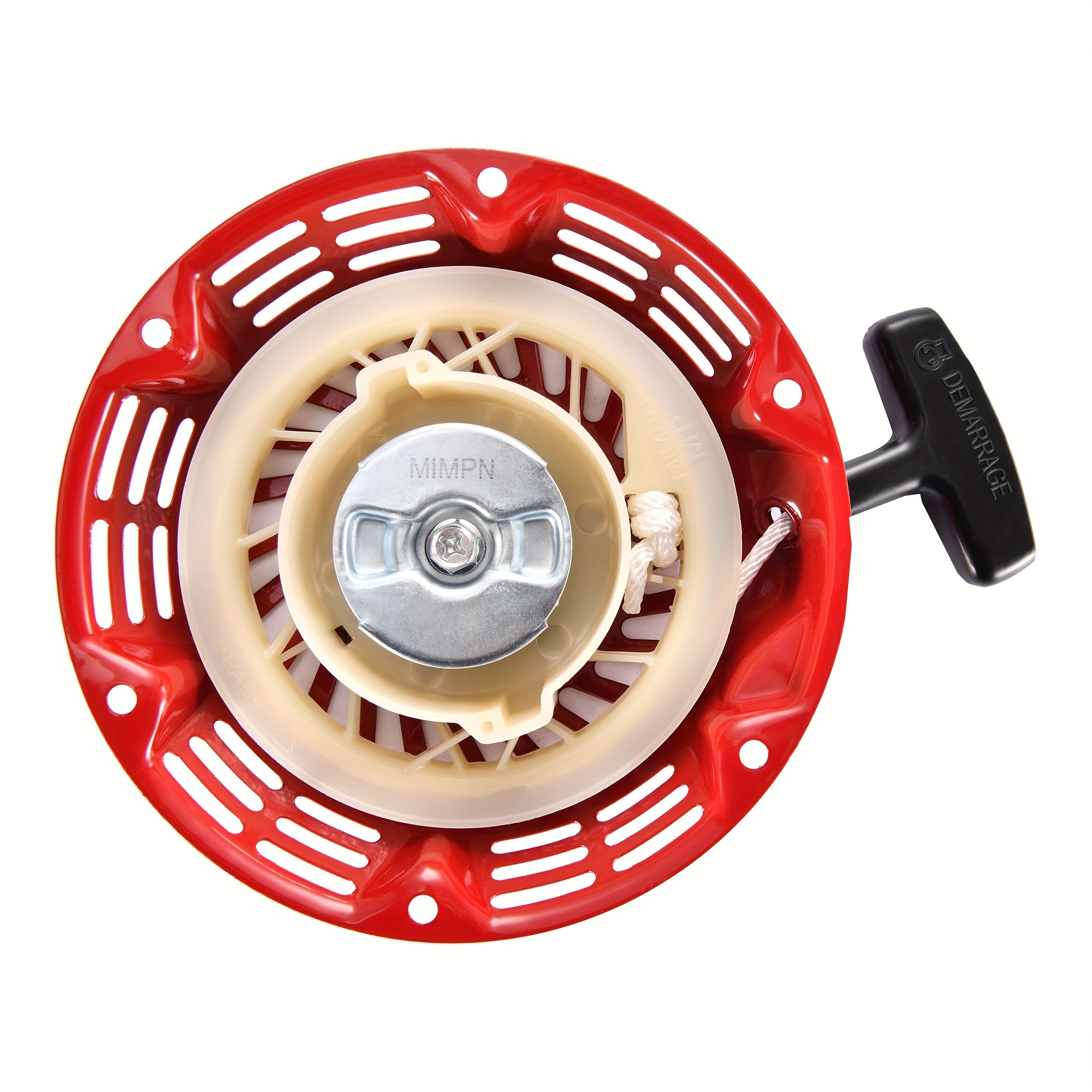 TEMU Conjunto de de retroceso GOOFIT para GX168 GX200, 5.5hp 6.5hp Motocicletas todoterreno - Cuerda de nailon de resistencia, Mango de plástico duradero, Carcasa metálica, No requiere batería