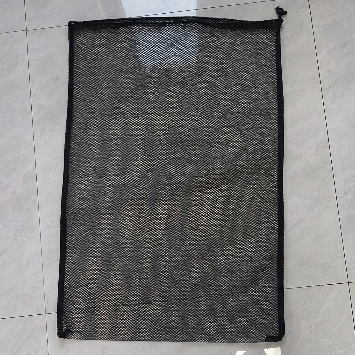 TEMU Sacco portaoggetti in rete con coulisse, sacco per bucato in rete resistente ad asciugatura rapida con coulisse durevole, sacco organizzatore