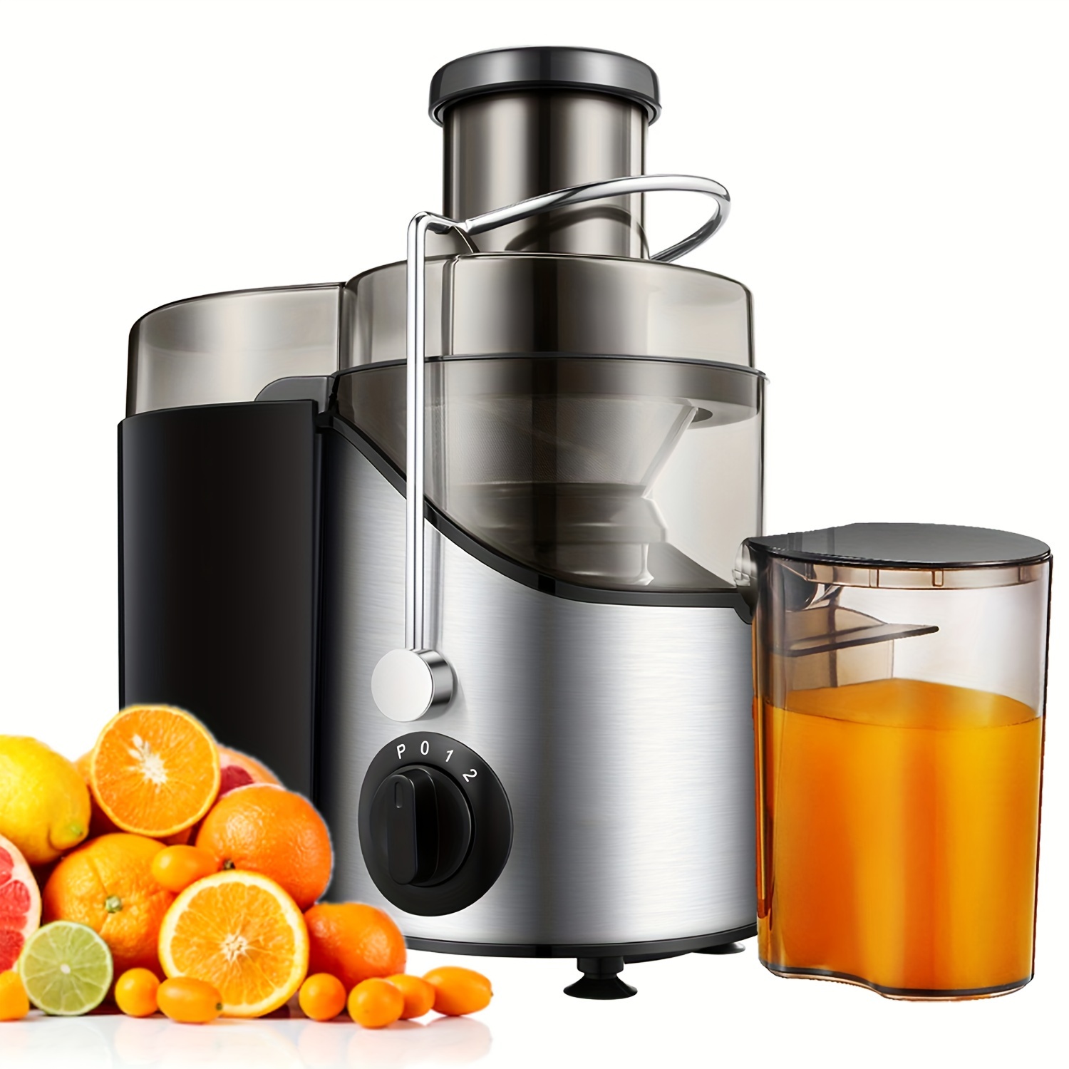 

Juicer Machines, 400w Centrifugal Juice Extractor Machine With 3" Wide Mouth For Whole Fruits And Vegetables, 3-