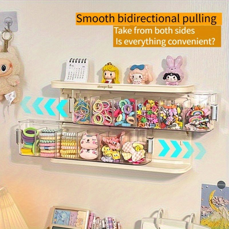 Haarschmuck Aufbewahrungsbox - Transparenter Organizer Für Mädchen