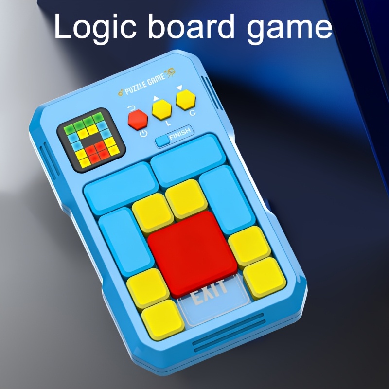 Logical Sliding Puzzle Electronic Building Blocks Game