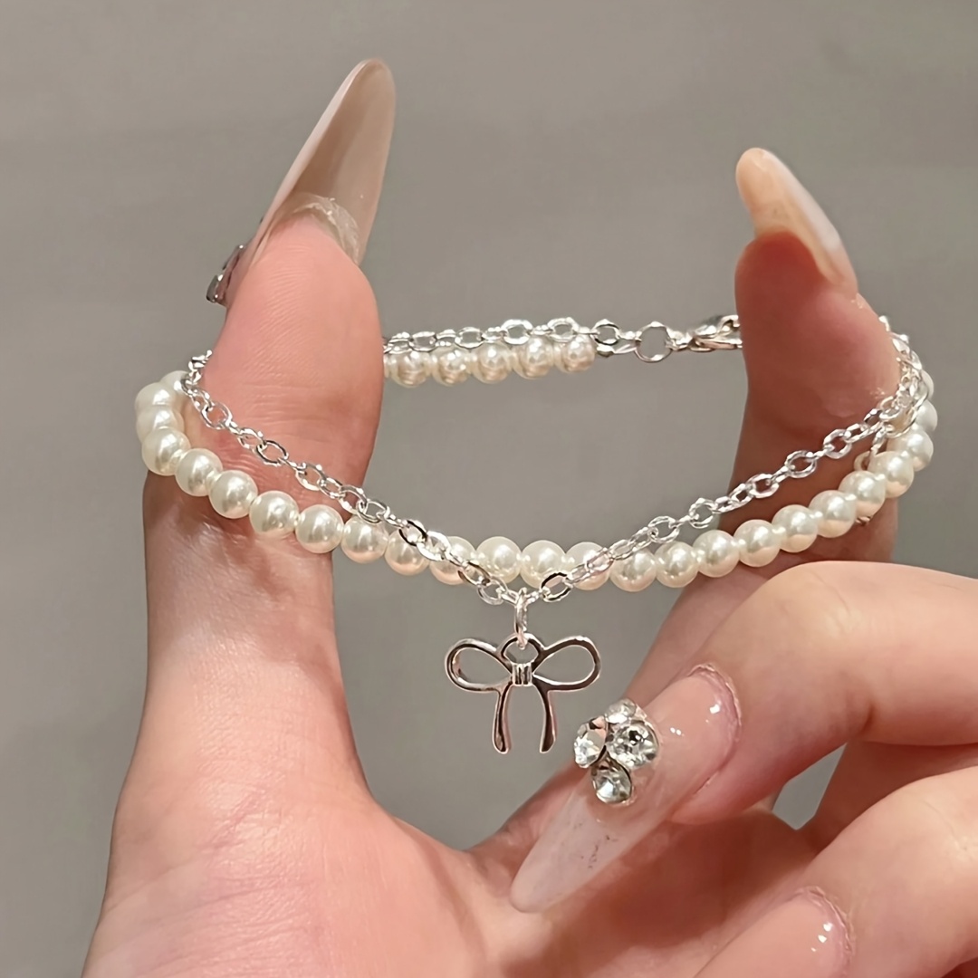 TEMU 1pc Pulsera de Capa con de Moda, Ideal para el Uso Diario de Mujer