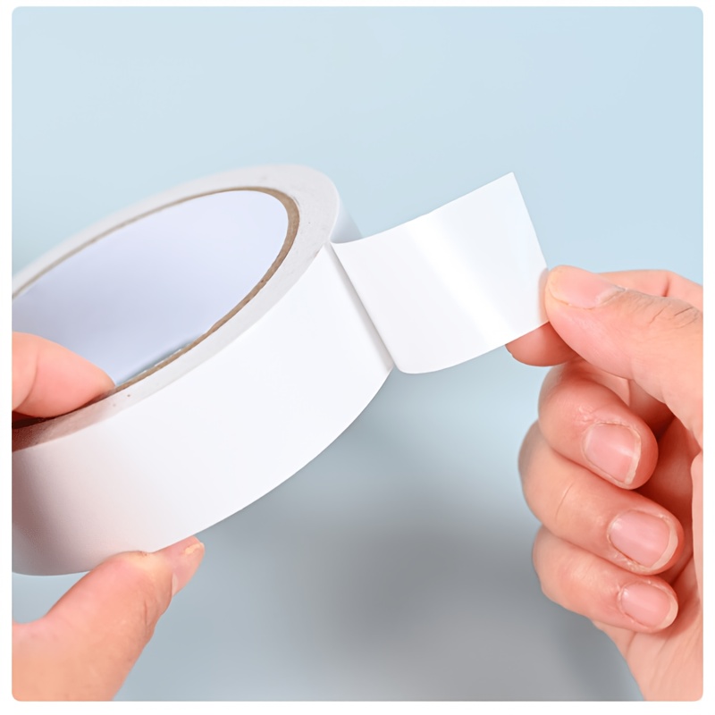 TEMU Large Size Double Sided Adhesive Tape, Strong Adhesive Tape- Transparent Tape Strips For Arts, Crafts, Card Making, Scrapbooking, Wood Surface