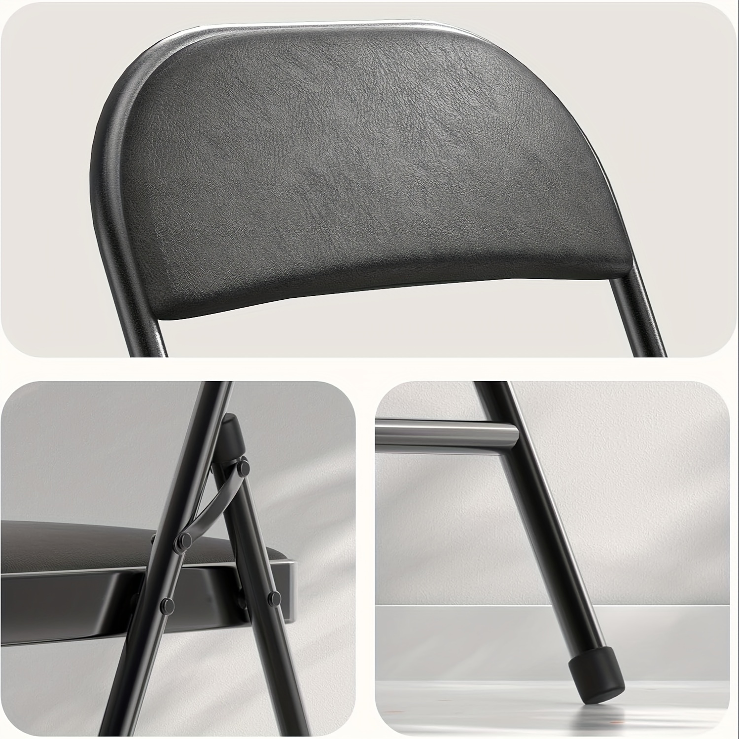 Koupit Iron Frame Folding Triangle Chair Strong Load Bearing