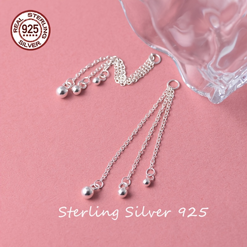 925 Silver Triple Strand Chain Component Set