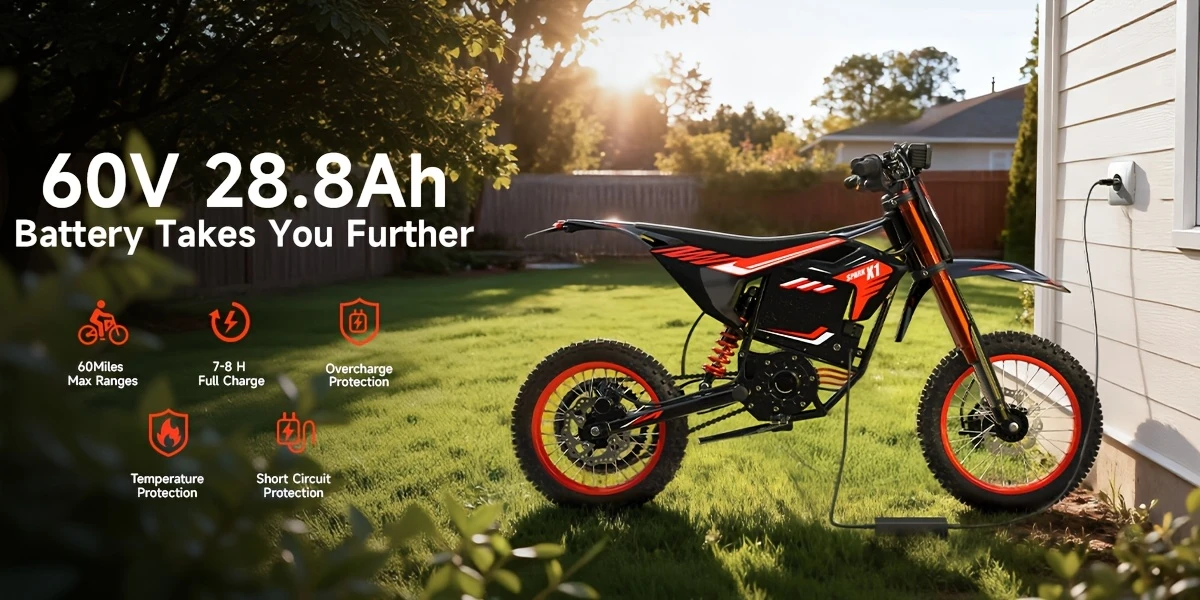 X1 Spark Electric Dirt Bike - High Performance Off-Road E-Bike – detail 3
