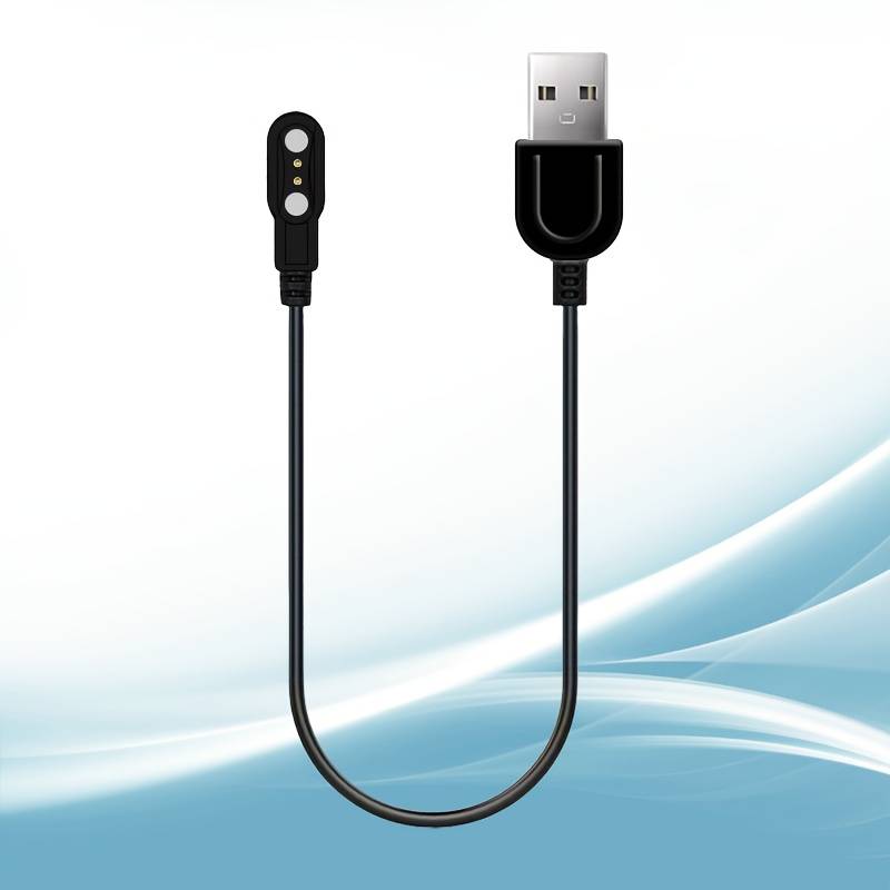 Câble Chargeur Magnétique Pour Montre Connectée - 2 Broches 4 Mm, Universel, 60 Cm, USB