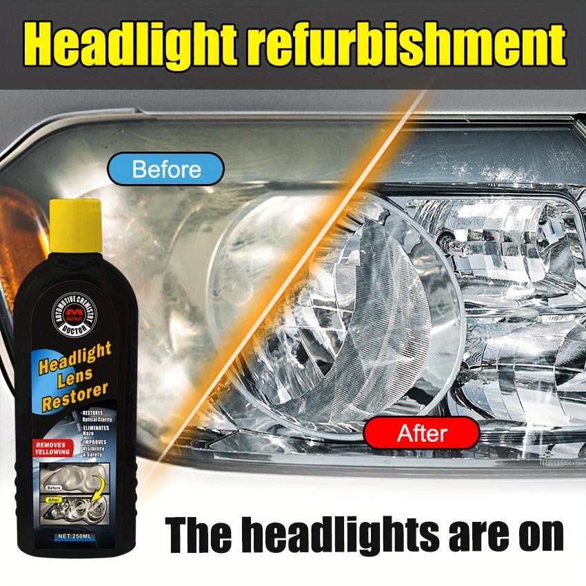 Universal Headlight Restoration Polish Removes Yellowing Temu