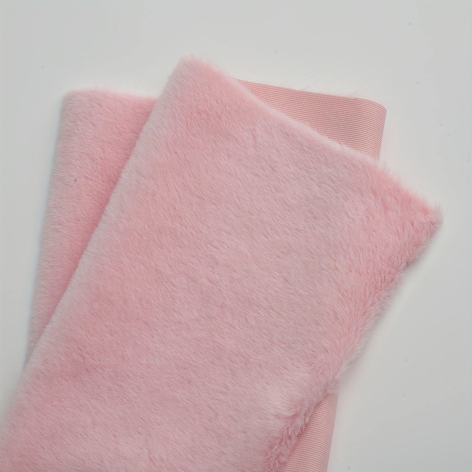 TEMU 1pc Of High-end Imitation Rabbit Fur Fabric, A Light Luxury High-density Imitation Fur Fabric Suitable For Jackets, Scarves, Blankets, Home