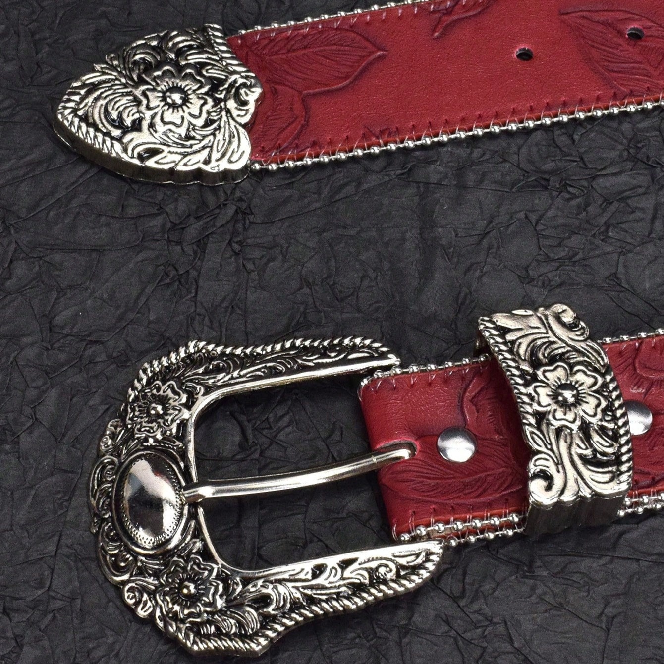 1pc womens boho belt western cowboy engraved belt - Temu Georgia display picture 1
