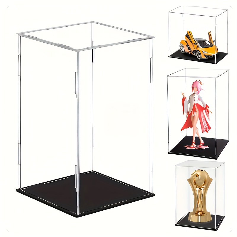 A Transparent Acrylic Display Box - Display Cabinet, Various Sizes And Sizes, Desktop Organizer with Dust Protection - Contemporary Style, Action Figure Plastic Materials, Toys And Collectibles, Used for Storage in Rooms, Shops, And DesksOpen in new tab.