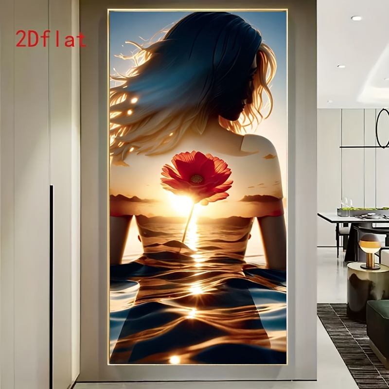 dimasource large diamond painting 50x100cm   diy   kit big size sparkling wall decoration for living room bedroom   direct manufacturer supply diamond painting clearance deal cute room decor christmas yard