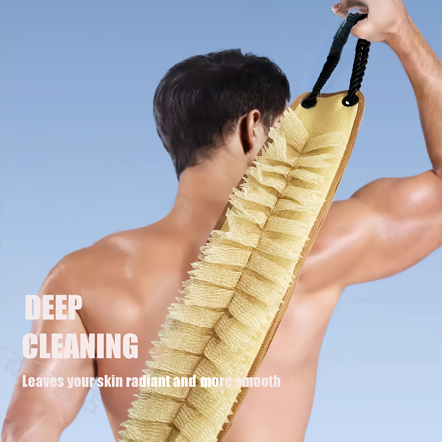 Double-Sided Men's Exfoliating Back Scrubber