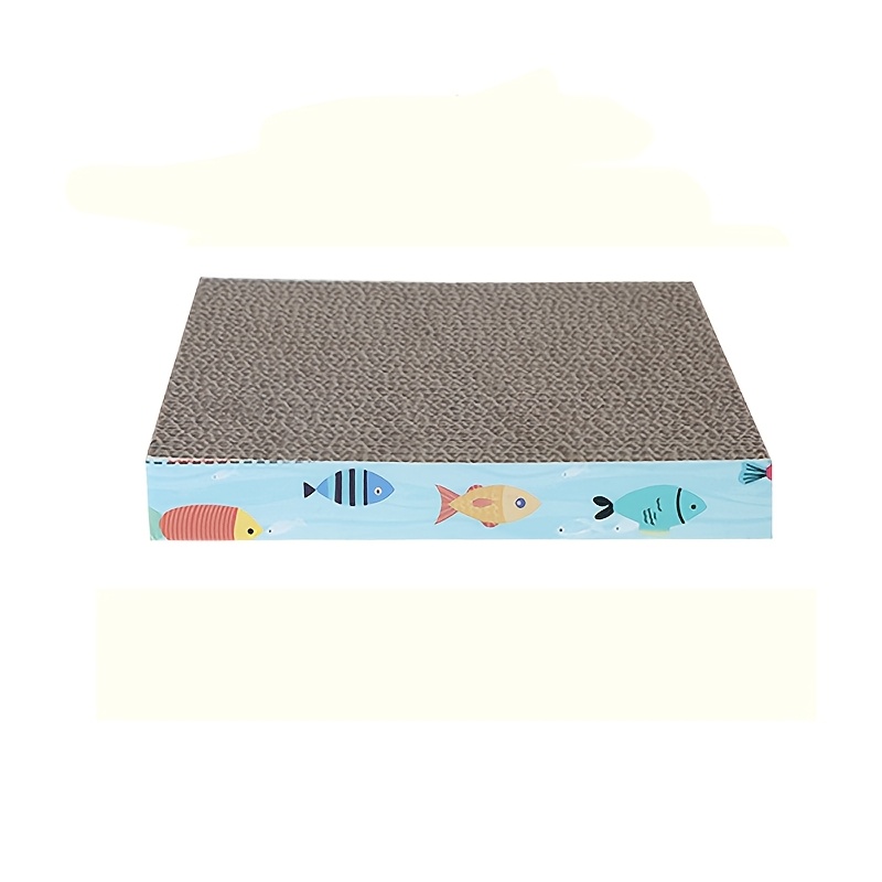 Image of Cat Scratching Board, Claw Grinder, Corrugated Paper Cat Scratching Pad, Cat Toy, Scratching Board Cat Nest Toy Cat Supplies