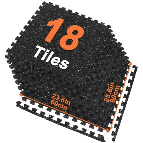 gym flooring for home mats for floor gym mats for home workout gym floor mats for exercise equipment 18 tiles eva foam mats with