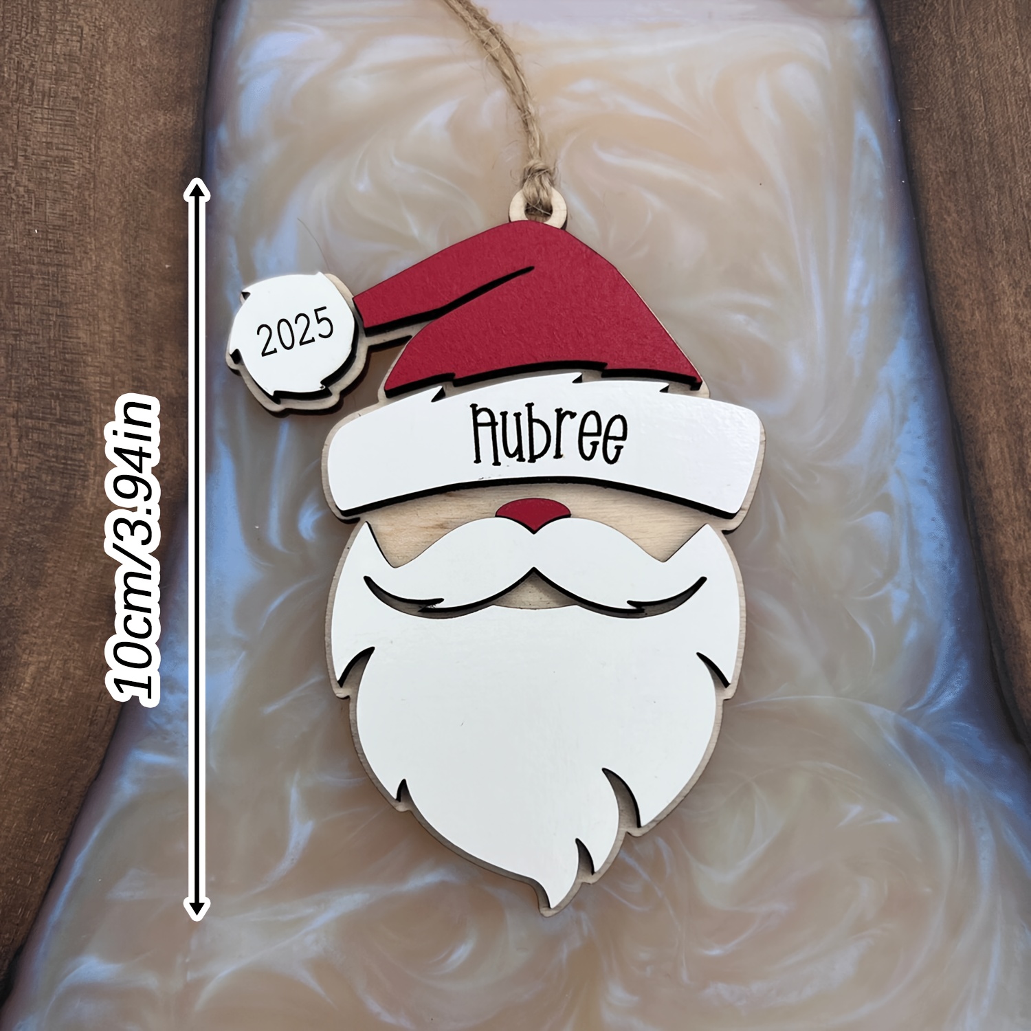 TEMU 1pc Personalized Santa Claus Decorative Pendants, Christmas Stocking Decorative Pendants, Suitable For Christmas Backpack Decorative Pendants,
