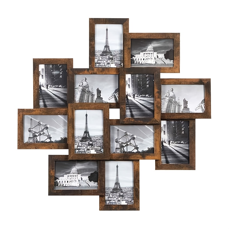 4x6 Collage Picture Frames, 12-pack Photo Collage Frames For Wall Decor, Acrylic Front