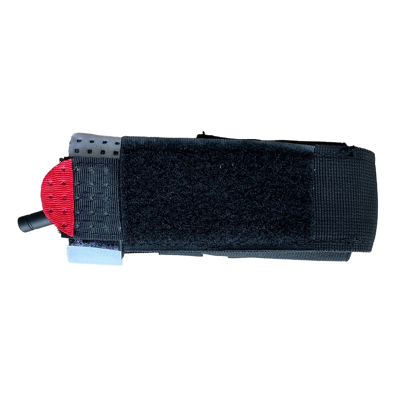 TEMU Ruban de fixation manuel avec fermeture éclair, pour noir tactique avec treuil en polymère - Dispositif d'utilisation léger, opération à une
