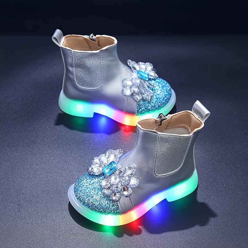 Bottines Fille Hiver Montantes - Design Élégant Avec Ornement Étoilé Et Boucle - Confortables, Semelle Souple - Pour Tout-Petits - 3