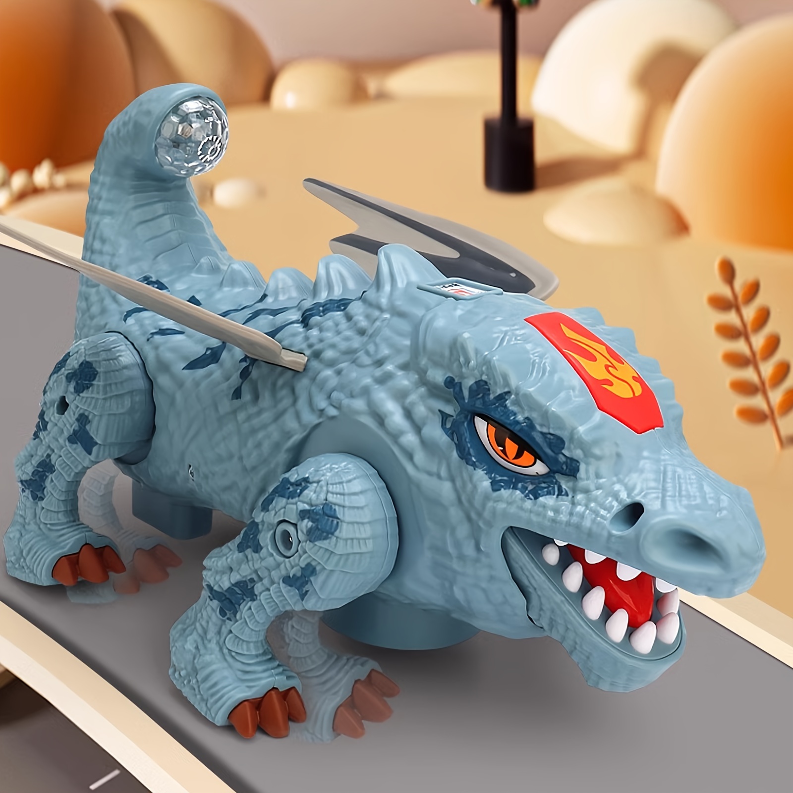 

Electric Universal Dinosaur Toy Simulation Animal, , Can Glow, Sound, Will Turn Obstacle Avoiding Machine Dinosaur , Ideal Birthday Gift, , Christmas, Easter Gift