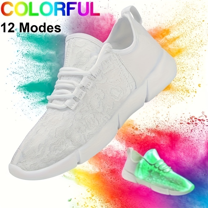 Luz Led Tenis Led Dama Zapatos Luminosos Led Mujer Hombre