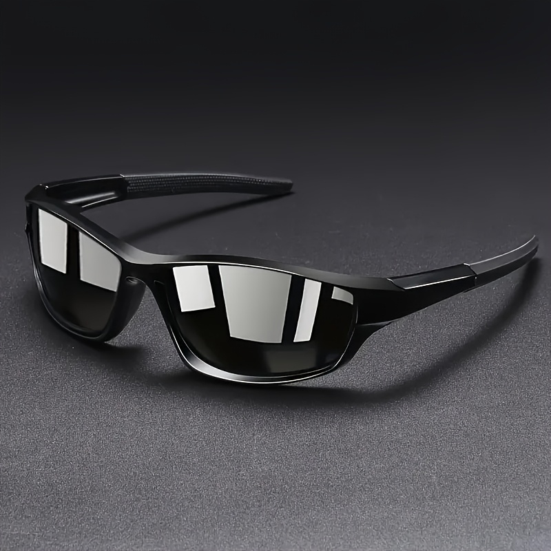 Image of Men's Fashion Wrap-around Sunglasses, Unisex. Suitable For Photography, Parties, And An For Gifting