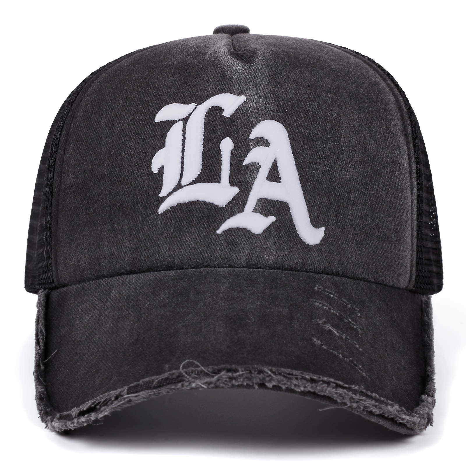 Image of La Print Vintage Distressed Baseball Cap | Adjustable Unisex Polyester Cap