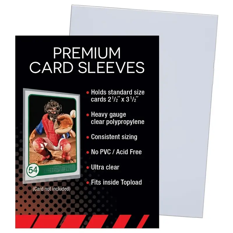 2.5 x 3.5 card sleeves 2 5 x 3 5 soft trading card sleeves 1000ct not