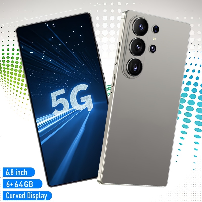5g Network Smartphone, 6.8-inch Display, 6+64gb Storage, Os, Nfc-enabled, High-definition Camera, Dual Standby Design, Facial Recognition Unlock, Durable Type-c Charging Port, Built-.